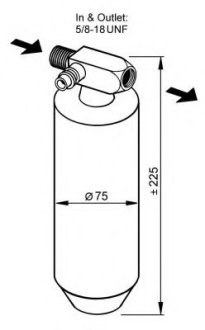Осушувач кондиціонера - NRF 33079 (фото 1)