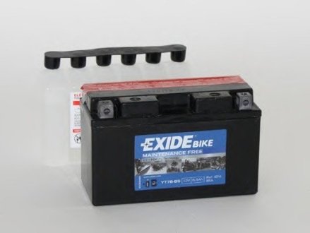 Стартерная аккумуляторная батарея EXIDE YT7B-BS (фото 1)