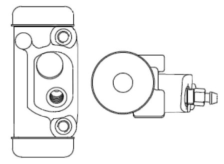 Колісний гальмівний циліндр - Bosch F026002350 (фото 1)
