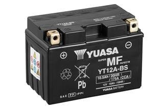 МОТО 12V 10Ah MF VRLA Battery YT12A-BS) YUASA YT12ABS (фото 1)