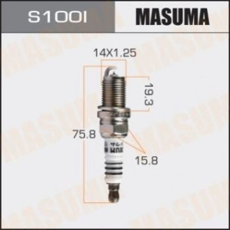 Свеча зажигания - Masuma S100I (фото 1)