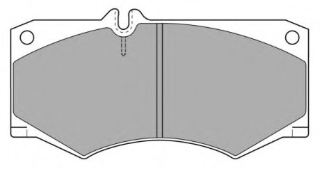 Комплект тормозных колодок, дисковый тормоз - Fremax FBP0315 (фото 1)