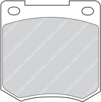 Комплект тормозных колодок, дисковый тормоз Ferodo FDB810 (фото 1)