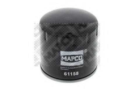 Фильтр масляный mb, renault 12- - Mapco 61158 (фото 1)