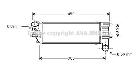 Інтеркулер AVA Cooling Systems A PEA 4204 (фото 1)