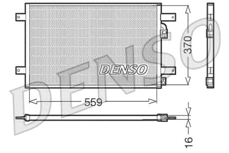 Радіатор кондиціонера Denso DCN32014
