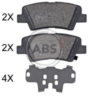 Гальмівні колодки дискові A.B.S. A.B.S 35133
