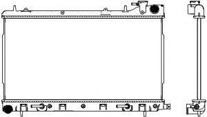 Радіатор системи охолодження SAKURA 34218501 (фото 1)