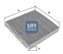 Фільтр, повітря у внутрішньому просторі UFI 5422700 (фото 1)