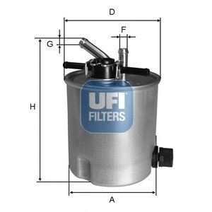 Топливный фильтр - UFI 5539400