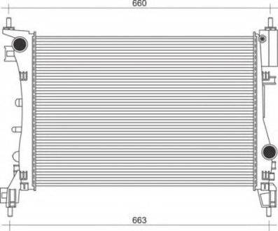 Радиатор системы охлаждения MAGNETI MARELLI 350213899000 (фото 1)