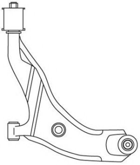 Рычаг независимой подвески колеса, подвеска колеса FRAP 2695 (фото 1)