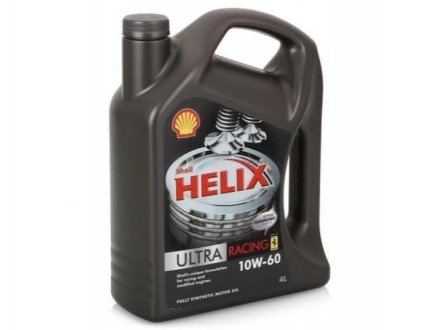 Масло моторное Helix Ultra Racing 10W-60 (4 л) SHELL 550040622 (фото 1)