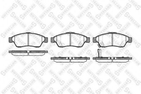 Гальмівні колодки передні Suzuki Liana 01- Stellox 886001B-SX