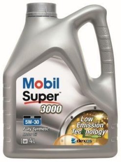 Моторное масло SUPER 3000 XE / 5W30 / 4л. / Mobil 1 151453 (фото 1)