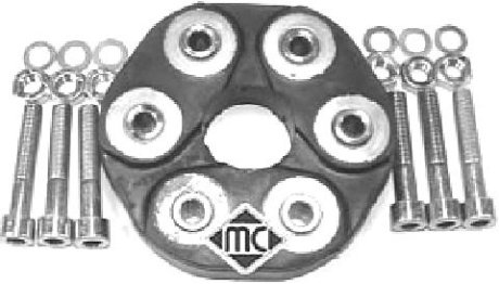 Эластичная муфта карданного вала задняя MB 190 (W201), C (CL203), C T-MODEL (S202), C T-MODEL (S203), C (W202) 1.8-3.2 10.82-03.03 Metalcaucho 00952