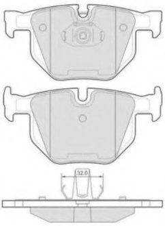 Колодки тормозные задние FBP-1667 Fremax FBP1667 (фото 1)