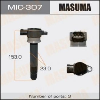 Котушка запалювання, PAJERO_ V83W, V93W - Masuma MIC307