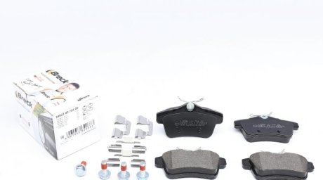 Колодки тормозные (задние) Citroen C4/Peugeot 308/508 09- (Lucas) BRECK 249220070400 (фото 1)