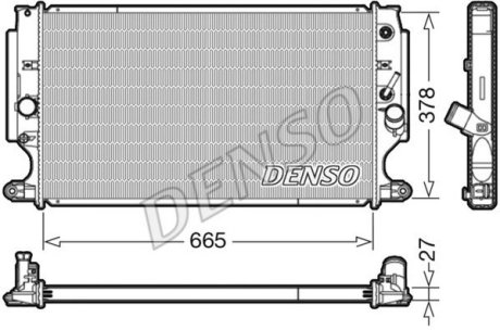 Радіатор Denso DRM50088