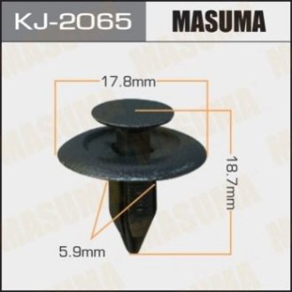 Клипса крепежная 2065-KJ - Masuma KJ2065 (фото 1)
