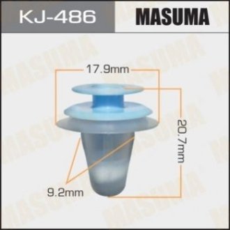 Клипса крепежная 486-KJ - Masuma KJ486 (фото 1)