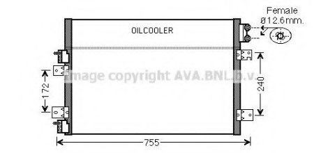QUALITY COOLING - радиатор кондиционера AVA Cooling Systems CRA5113 (фото 1)
