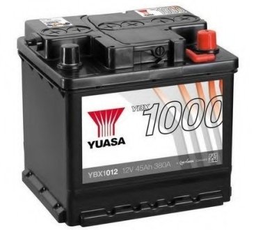 - 12v 45ah battery (0) YUASA YBX1012 (фото 1)