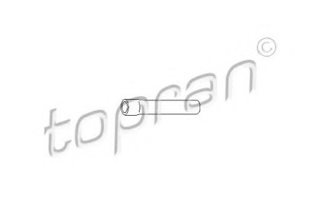 Патрубок системы охлаждения 101 035 Topran (Hans Pries) 101035 (фото 1)