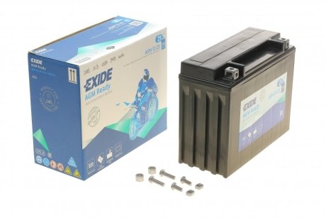 Аккумулятор для мототехники BIKE 12V 21AH 350A 150x87x130mm - EXIDE AGM1223 (фото 1)