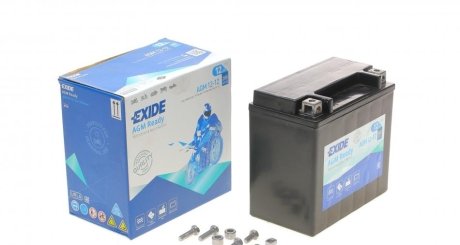 Аккумулятор для мототехники BIKE 12V 12AH 200A 150x87x145mm - EXIDE AGM1212