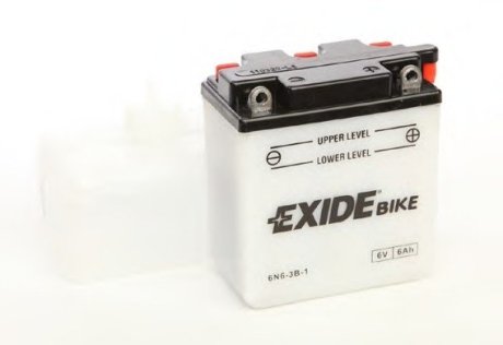 Аккумулятор 6V 6Ah 30A ETN 2 B0 100x55x110 1,2kg - EXIDE 6N63B1 (фото 1)