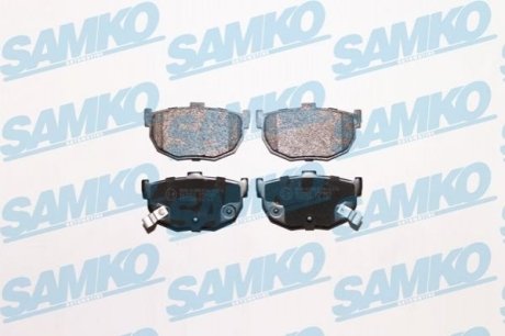 Комплект гальмівних колодок, дискове гальмо - Samko 5SP089