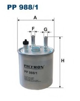 Фильтр топлива PP 988/1 FILTRON PP9881