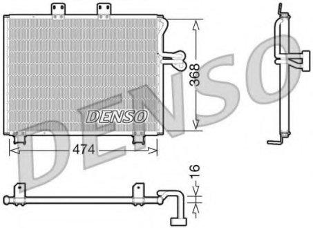 Радиатор кондиционера Denso DCN06013 (фото 1)