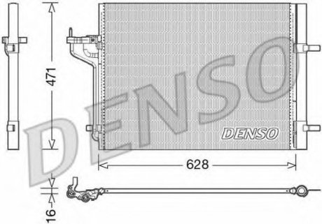 Радиатор кондиционера Denso DCN10029 (фото 1)