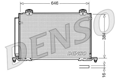 Радіатор кондиціонера Denso DCN50027