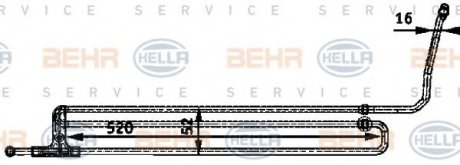 - радиатор масляный BHS (Behr Hella Service) 8MO376726-201 (фото 1)