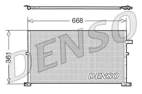 Радиатор кондиционера Denso DCN10013 (фото 1)