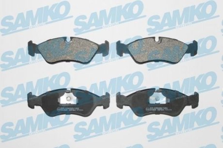 Гальмівні дискові колодки - Samko 5SP304 (фото 1)