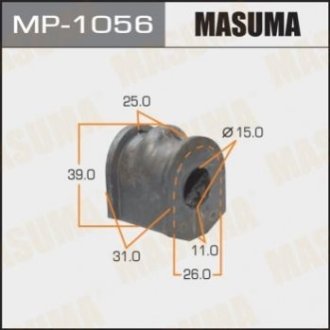 Втулка стабілізатора (упаковка 2 шт., ціна за 1 шт.)) - Masuma MP1056 (фото 1)