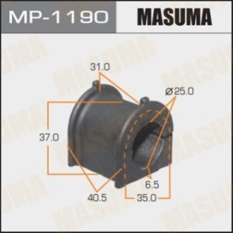 Втулка стабилизатора front es350 - Masuma MP1190 (фото 1)