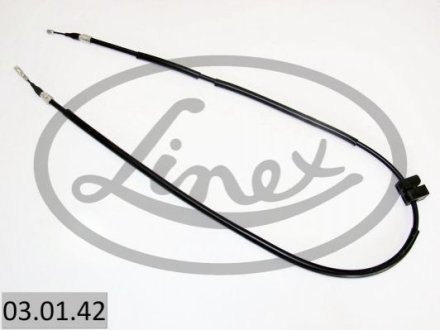 Трос ручника (R) Audi A8 94- (1720/1560mm) LINEX 030142 (фото 1)