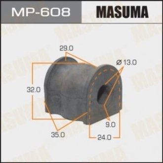 Втулка стабілізатора _rear_ Accord_ CF6, CF7 к-т2шт. - Masuma MP608 (фото 1)
