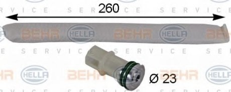 Осушувач кондиціонера - Hella 8FT351193231 (фото 1)