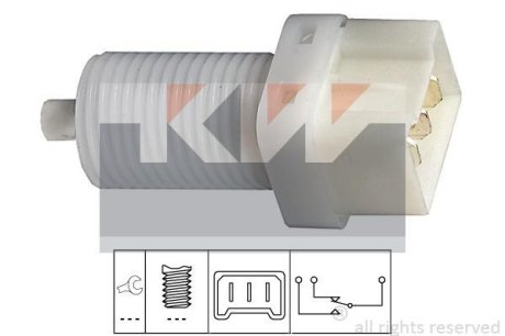 Вимикач ліхтаря сигналу гальмування KW 510113 (фото 1)