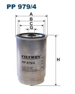 Фильтр топлива PP 979/4 FILTRON PP9794 (фото 1)