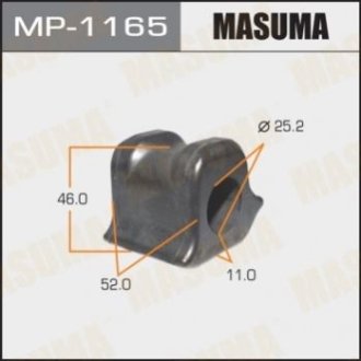 Втулка стойки стабилизатора передн правая MAZDA 3 (BM) 1.6 (13-18), MAZDA 6, NIS Masuma MP-1165 (фото 1)