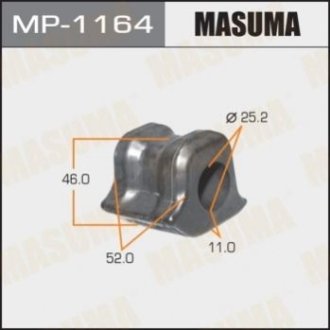 Втулка стойки стабилизатора передн левая MAZDA 6 (GJ, GH) 2.0 (13-18)/TOYOTA AUR Masuma MP-1164 (фото 1)