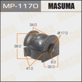 Втулка стабілізатора _front_ JAZZ 2002- [уп.2] - Masuma MP1170